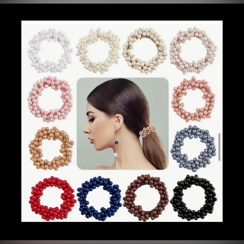 Pick 3 of Aili’s Corner Imitation Pearl Hair Ties, New